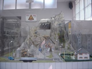 la maquette de la centrale
